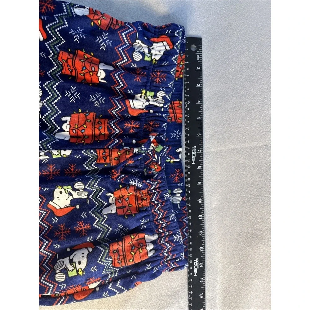 Fleece PJ Pants Peanut Sleep Pants Size Medium